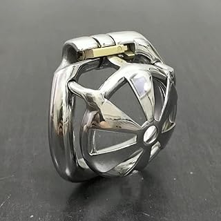 Vpayi ステンレス鋼男性貞操デバイス コック ケージ ペニス リング ロック ベルト男性用 ZT-136 、貞操体 (Size : 40mm)