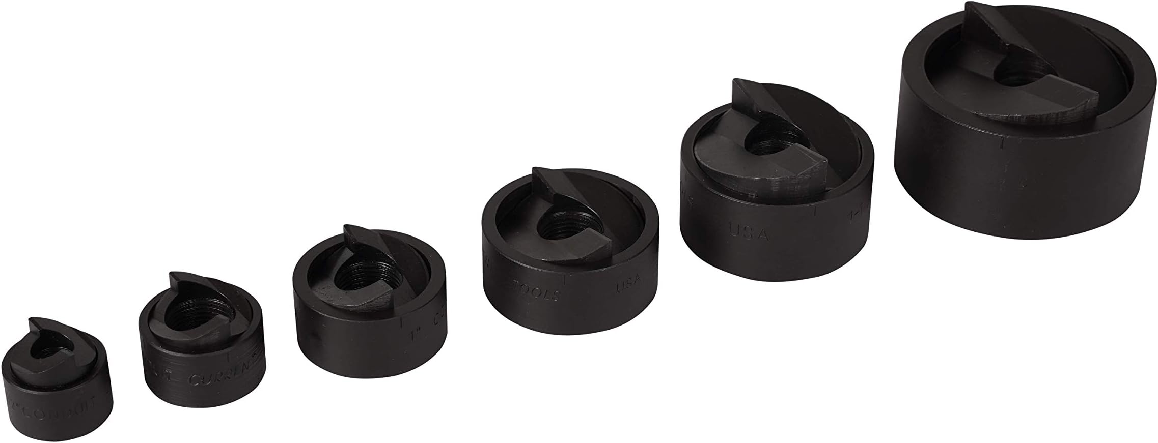 CURRENT TOOLS Piece Maker Punch - High Strength Steel Manual Knockout Punch with 1" Punch Size & Extreme Durability - 1528