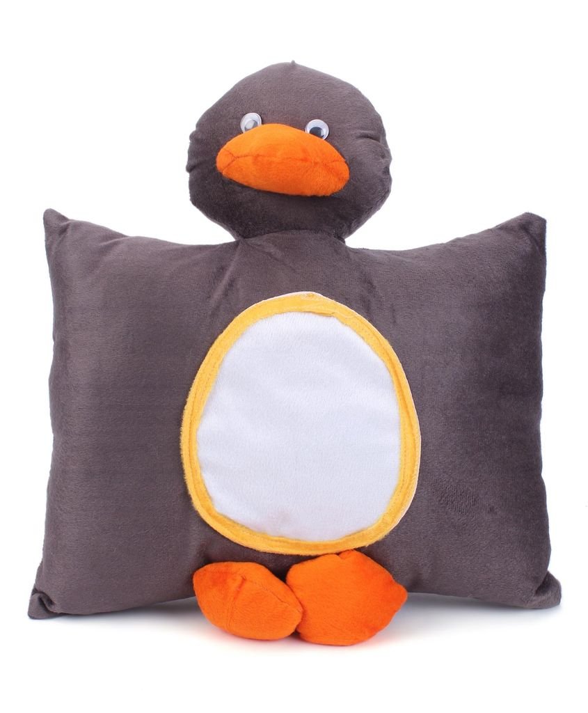 Tickles Stuffed Soft Plush Toy Kids Birthday Grey Penguin Cushion 33 cm (B00QRQ7L8A) Amazon Price History, Amazon Price Tracker