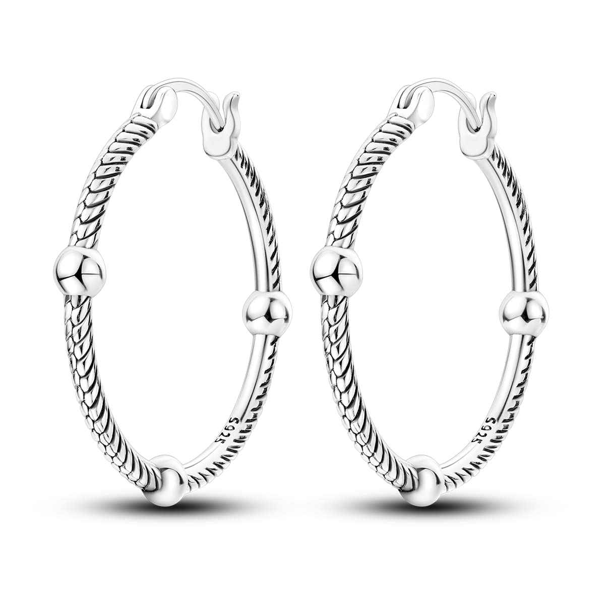 NARMO 925 de mujer pendientes de plata esterlina Pendientes de zirconia cúbica simples,Joyas Regalos de Cumpleaños para Mamá Esposa