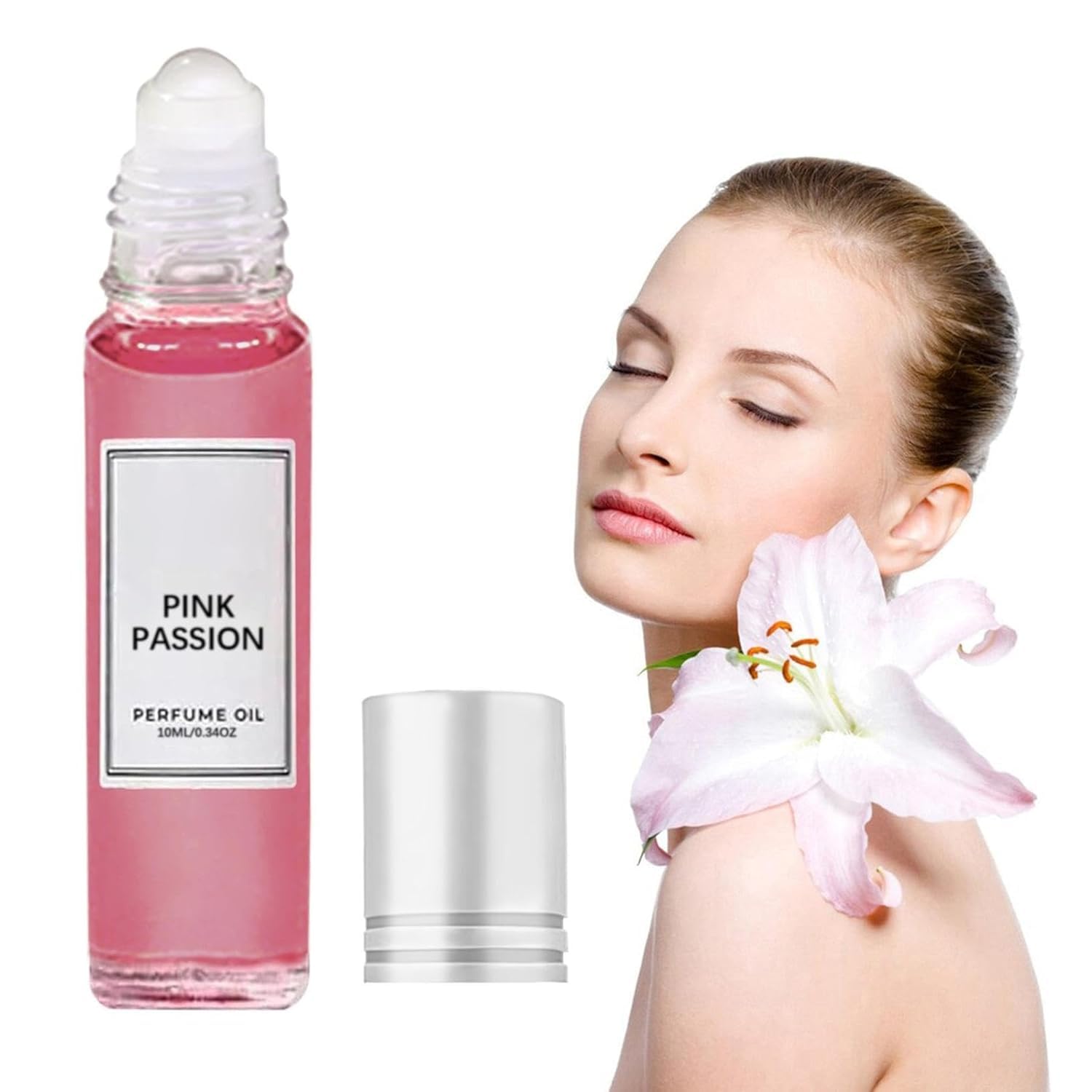Pheromones Perfumes for Women, Roller Ball Design, Unique Flower Scent With Cologne to Attract Men,Women Pheromone Perfume,Unleash Your Charm and Stay Confident (Lily)