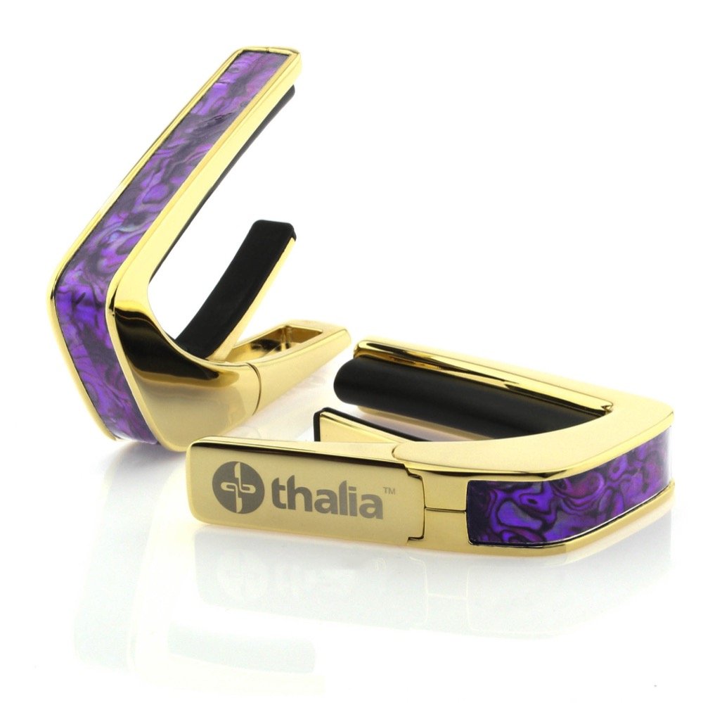 Amazon | Thalia Capo 200 in 24k Gold Finish with Purple Paua Inlay