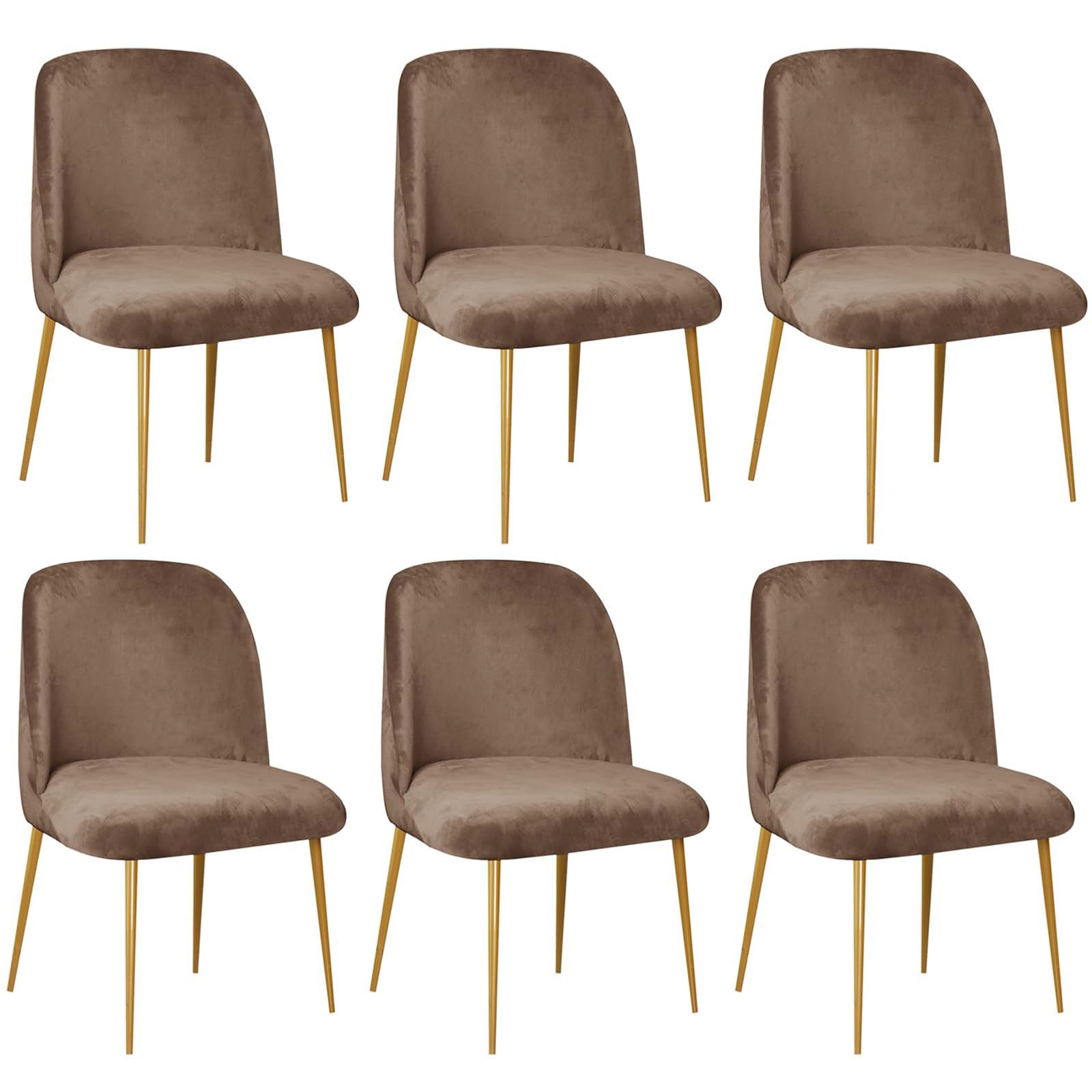 Stuhlhussen für gebogene Esszimmerstühle - 1/2/4/6er Set halbrunde Rückenlehne dekorative Stuhlschutzbezüge dunkelblau langlebig & pflegeleicht ideal für Esszimmer