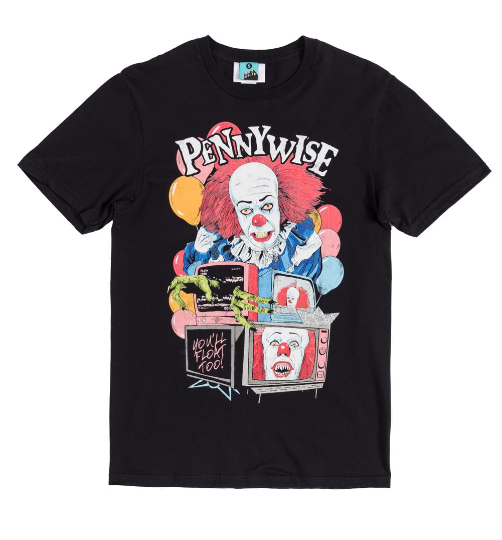 TruffleShuffle It Pennywise The Clown Black T Shirt