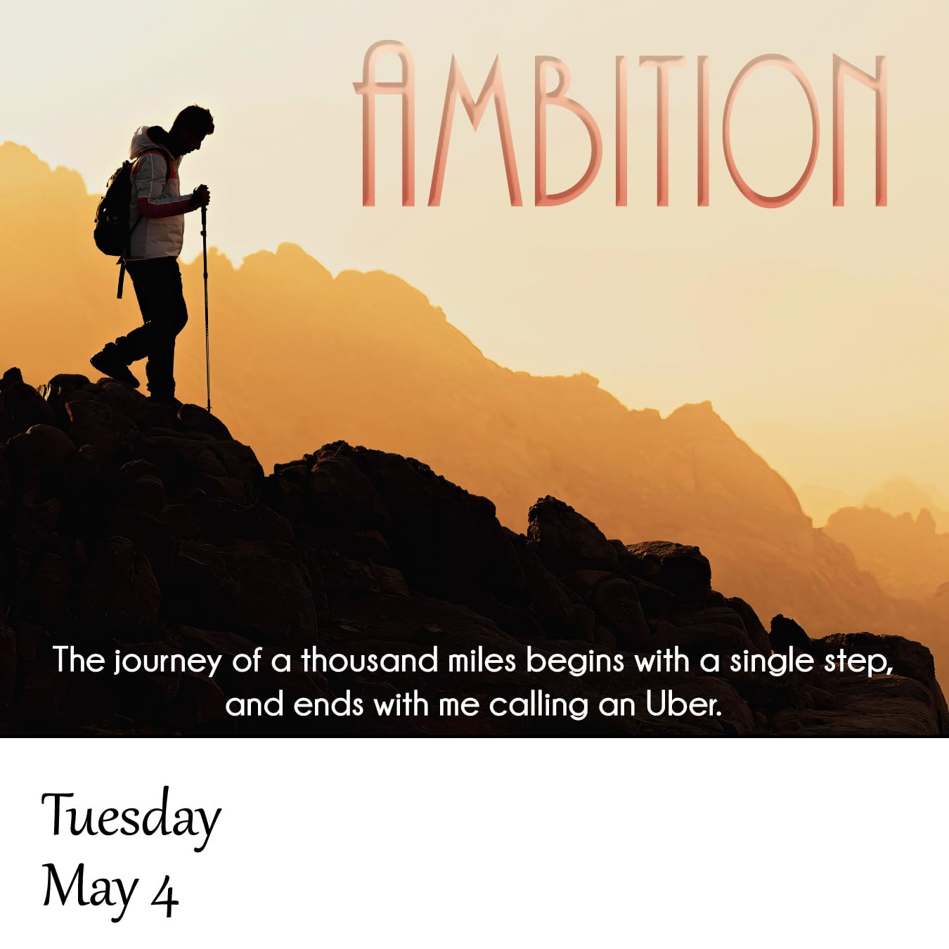 Demotivational 2027 Daily Calendar (A Funny, Uninspirational, and Humorous Page-A-Day / Day-to-Day Desk Calendar - all 365 days!)