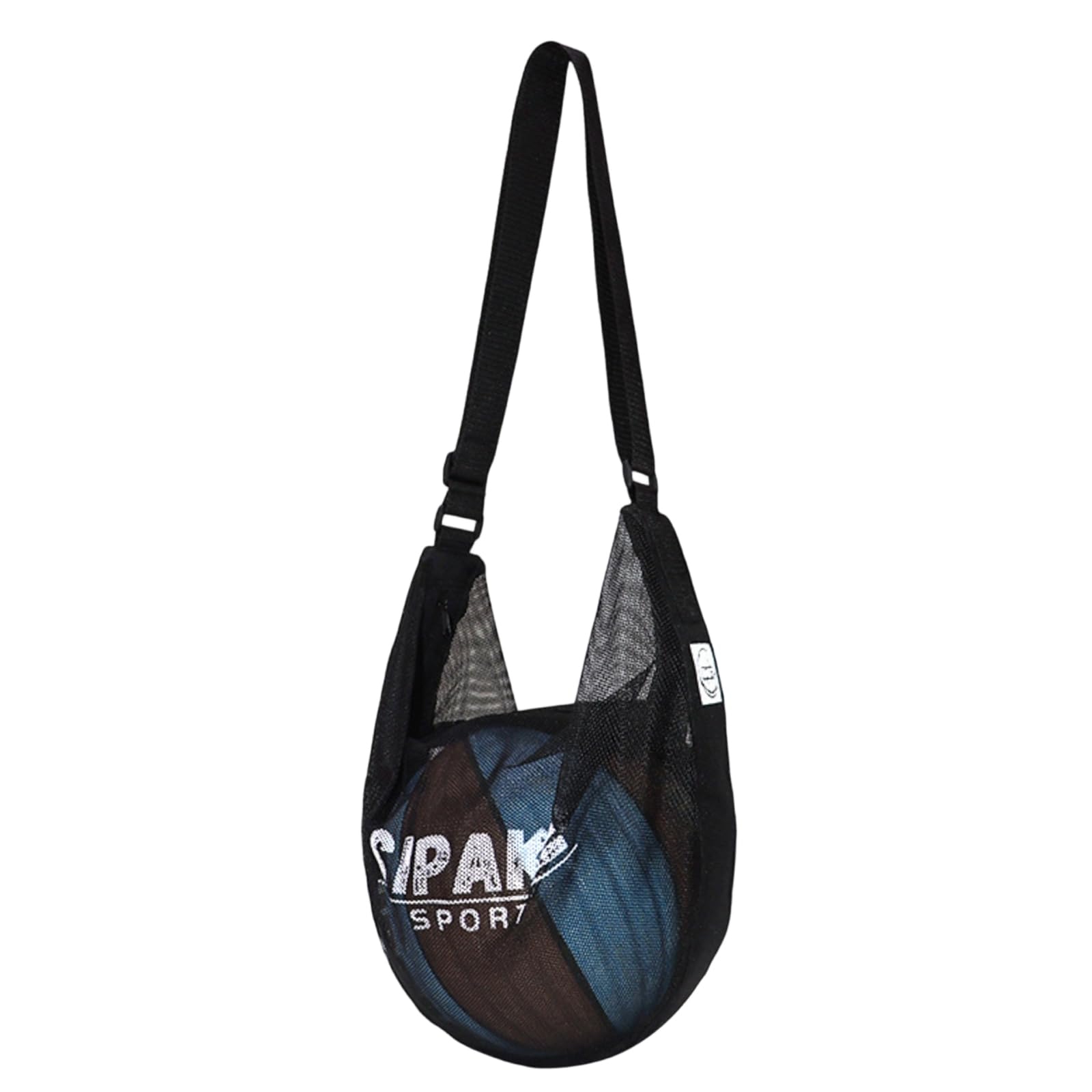 QIAOLIDA Basketball Carrying Bag With Multiple Compartment Adjustable Shoulder Strap Nylon Crossbody Bag For Training