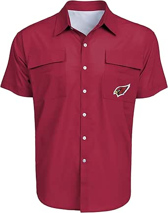 foco Men's NFL Team Logo Vented Short Sleeve Fishing Shirt