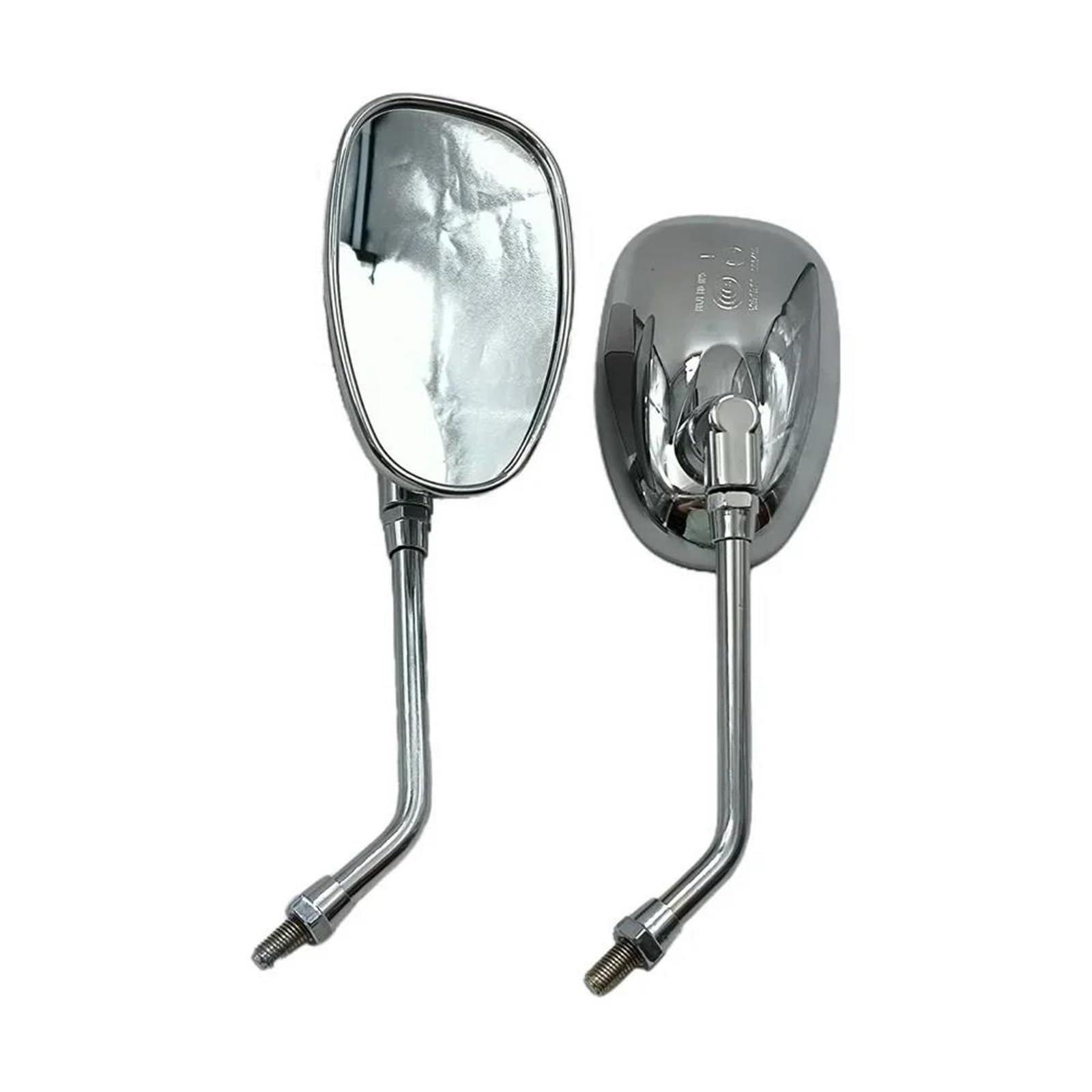 Rétroviseurs Scooter Rétroviseur De Moto 1 Paire 10mm pour Shadow Ace Spirit Magna VT750 Nighthawk 250 VTX1300T VTX1800F1