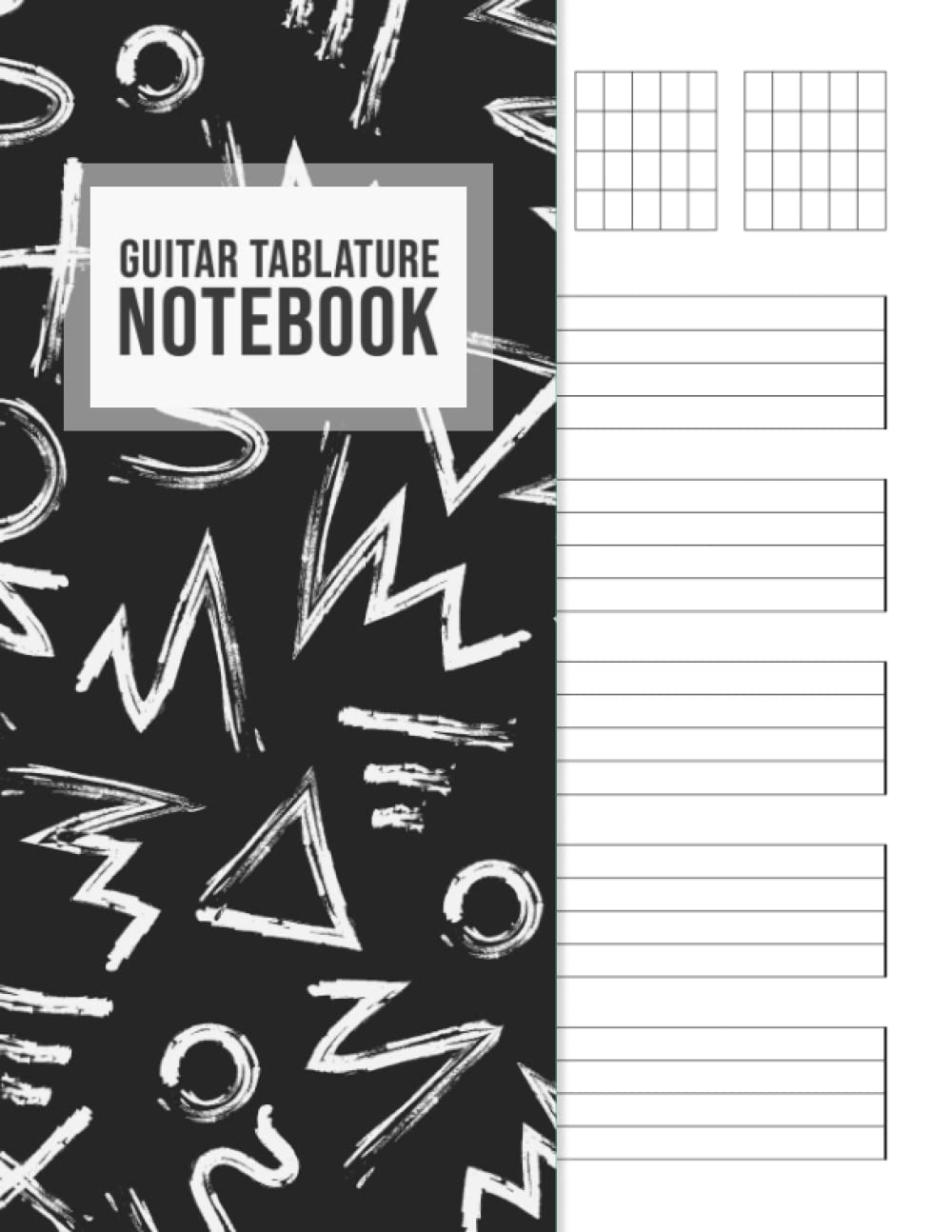 Guitar Tablature Notebook: Blank Sheet Music For Guitar (120 Pages, 8.5"X11", Durable Matte Cover)