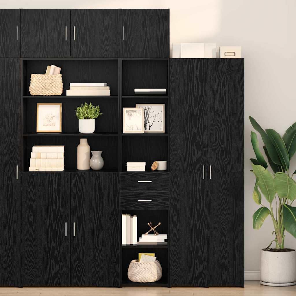 Mobiletto alto, effetto rovere, 40 x 42,5 x 185 cm, in legno