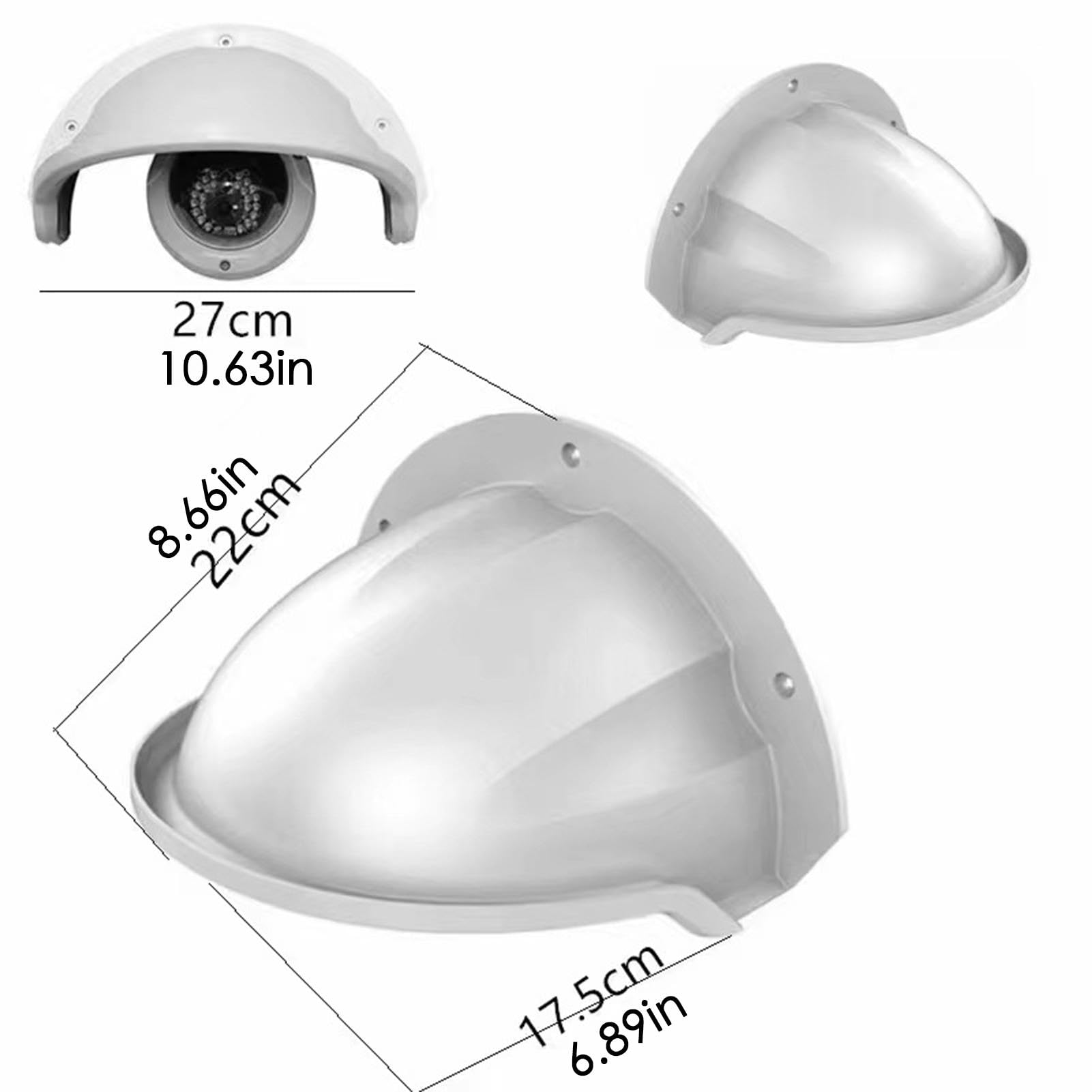 Scudo esterno, Protezione dalle intemperie della fotocamera, Scudo protettivo della telecamera a cupola, Coperture per telecamere per tutte le stagioni, Ombra della telecamera di sicurezza del