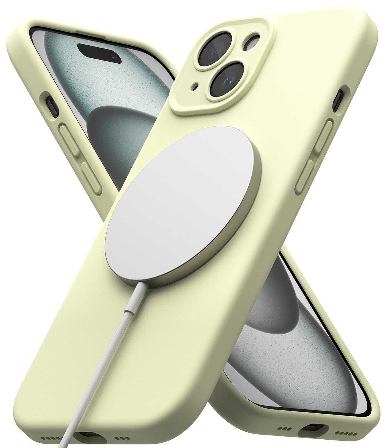 Ringke Fusion atte Copatibile con Cover iPhone 15 Pro ax, Anti-Ipronte, Custodia Opaca