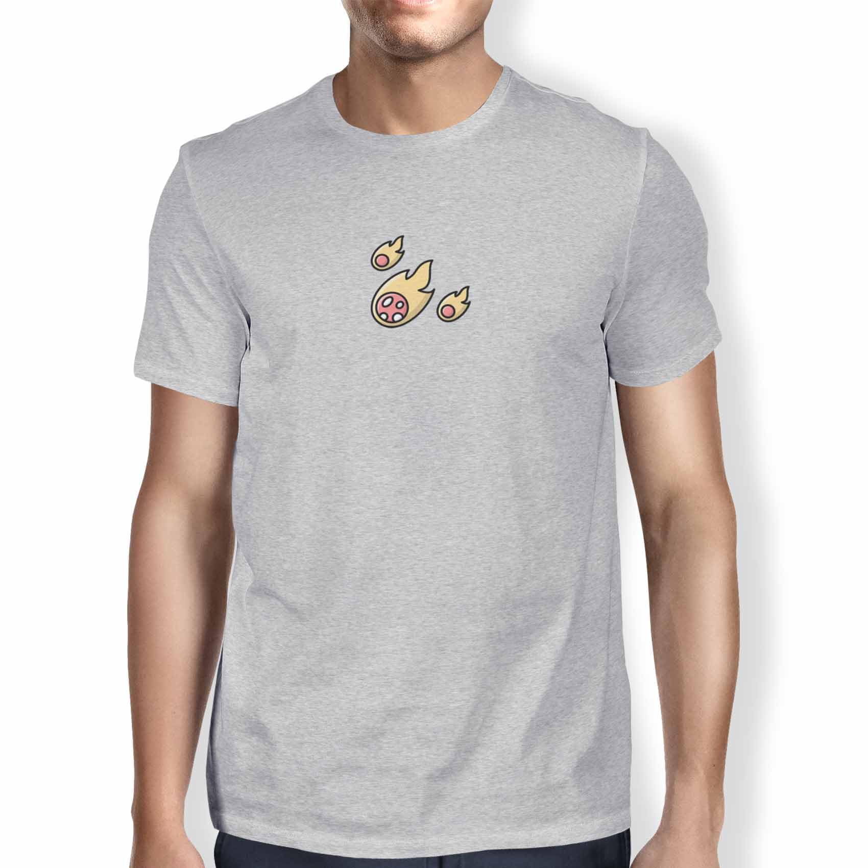 Green Fish Men's Gray Fdmtsi-100047 T-Shirt, M
