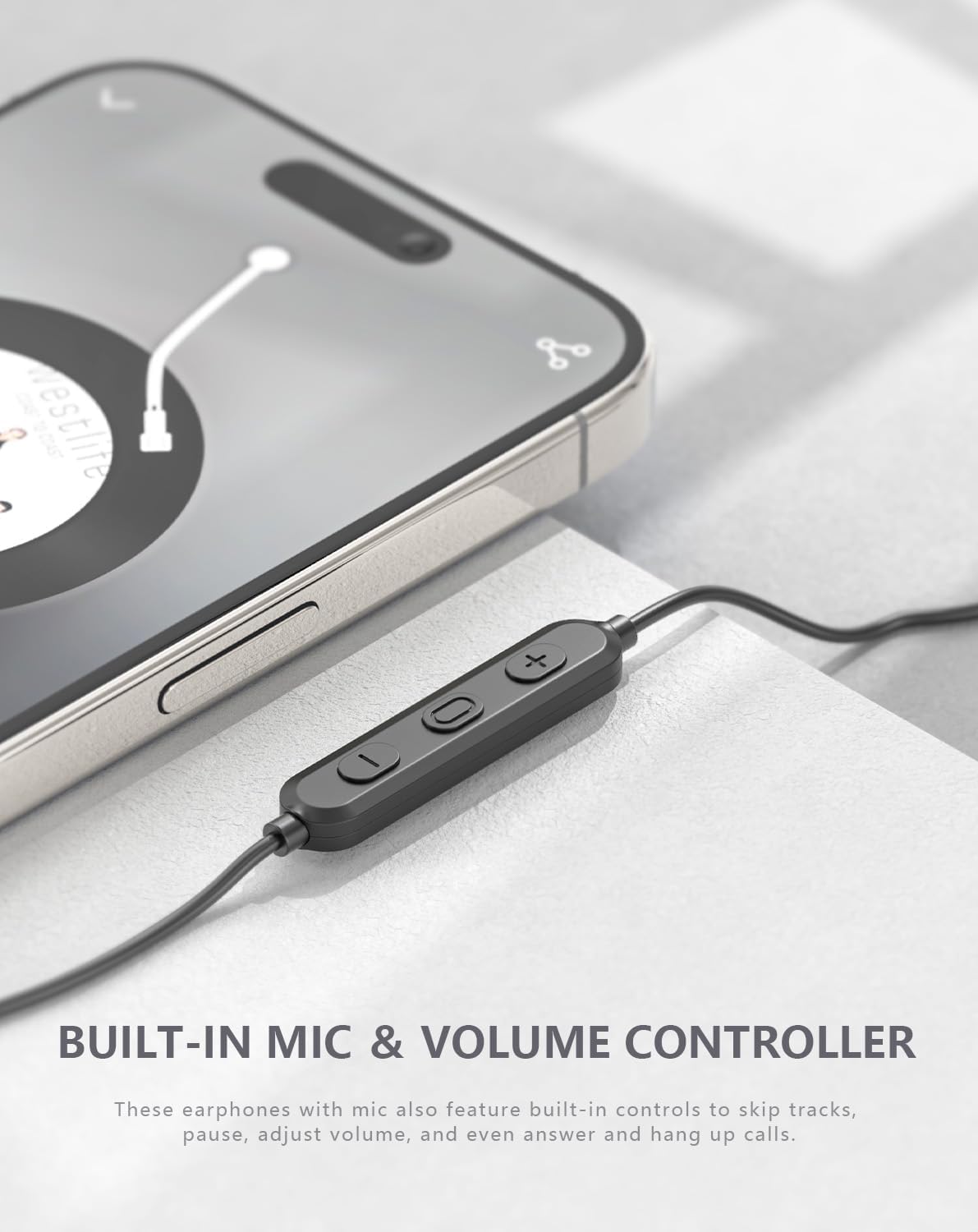 Wired Sleep Headphones Type C, Ultra Thin Soft Sleep Earbuds for Side Sleepers, Noise Isolating In-Ear Earphones with Mic, Comfortable Wired USB C Sleep Headset for Sleeping, Travel, Work, Relax