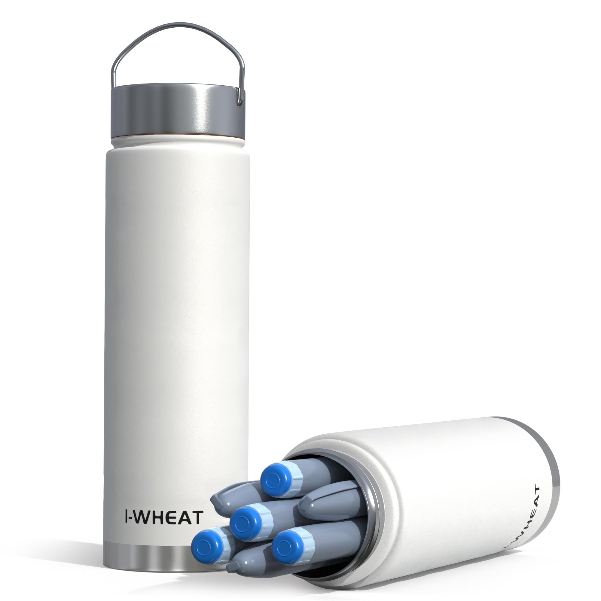 borsa frigo per insulina diabetico borsa termica piccola borsa termica medicinali borse termiche Custodia termica da viaggio per 7 penne, da 2 a 8 gradi approvata dalla TSA (Bianco)
