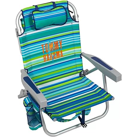 Tommy Bahama Beach Chair, 2-Pack: Aluminum Frame and Textilene Weave for Comfort and Durability
