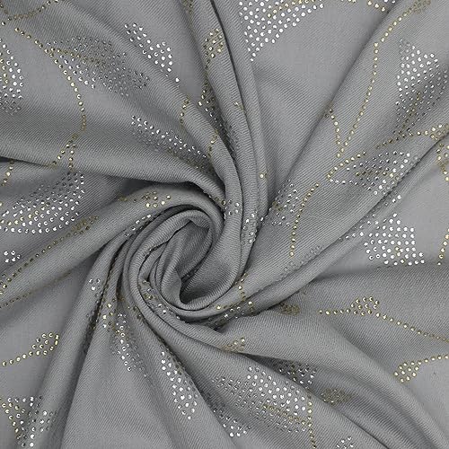 EH 100% Pure Cashmere Adorned with HIGH Grade Swarovski Crystals in Beautiful Patterns, Stole, WRAP, Scarf Pashmina.4