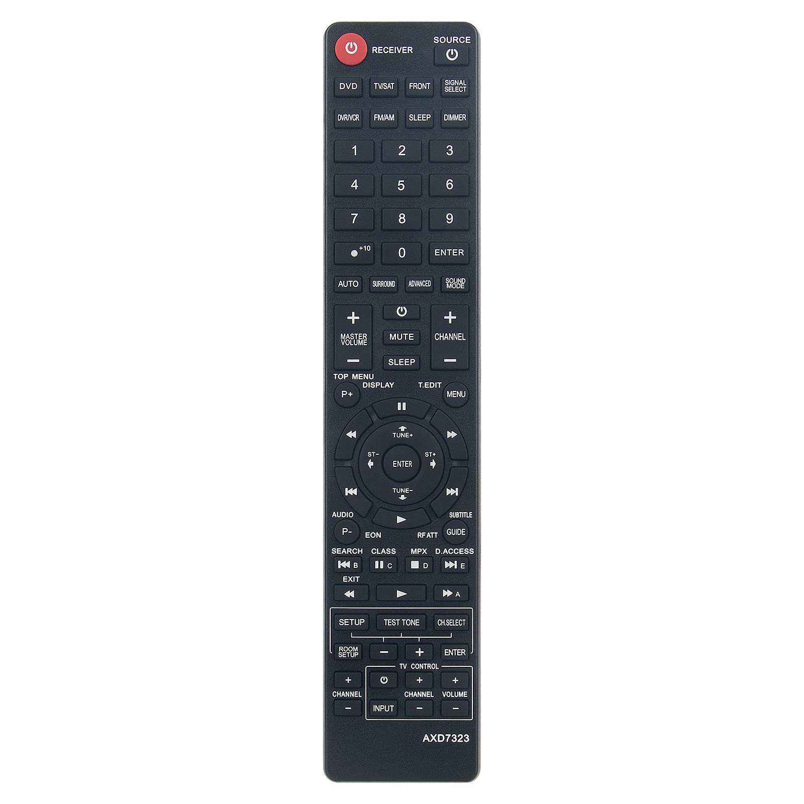 Hotsmtbang Telecomando Sostitutivo Universale Per Ricevitori Pioneer (VSX-823, SC-1527, VSX-42, AXD7323 E Altri), Batterie 2xAAA Non Incluse