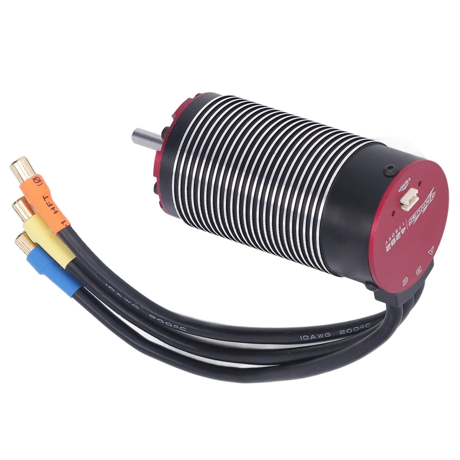 4282 1780KV V2 RC bezczujnikowy silnik bezszczotkowy 4 bieguny wymiana wirnika silnik samochodu RC z portem kontroli temperatury