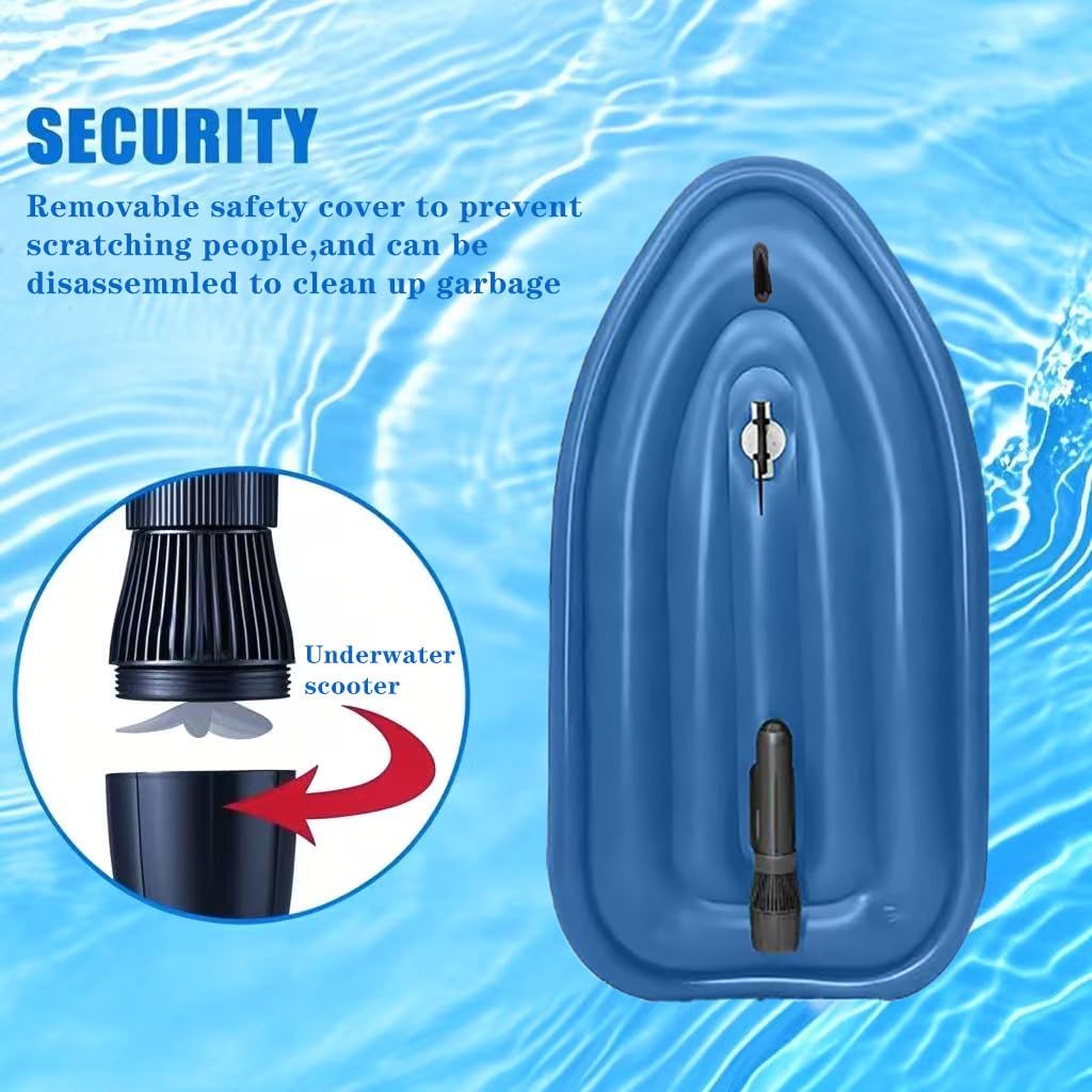 Motore elettrico per barca, 500 W, per barche gonfiabili, kayak e SUP, batteria a lunga durata, scooter subacqueo per nuoto e immersioni, propulsione portatile per tutte le età