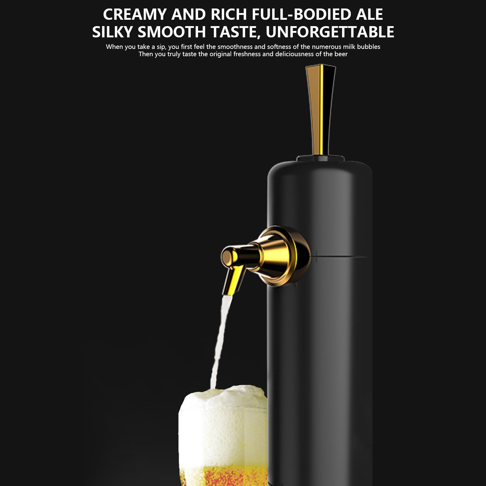 Systèmes de distribution de bière pression portables pour canettes et bouteilles avec technologie mousse Machine de bureau