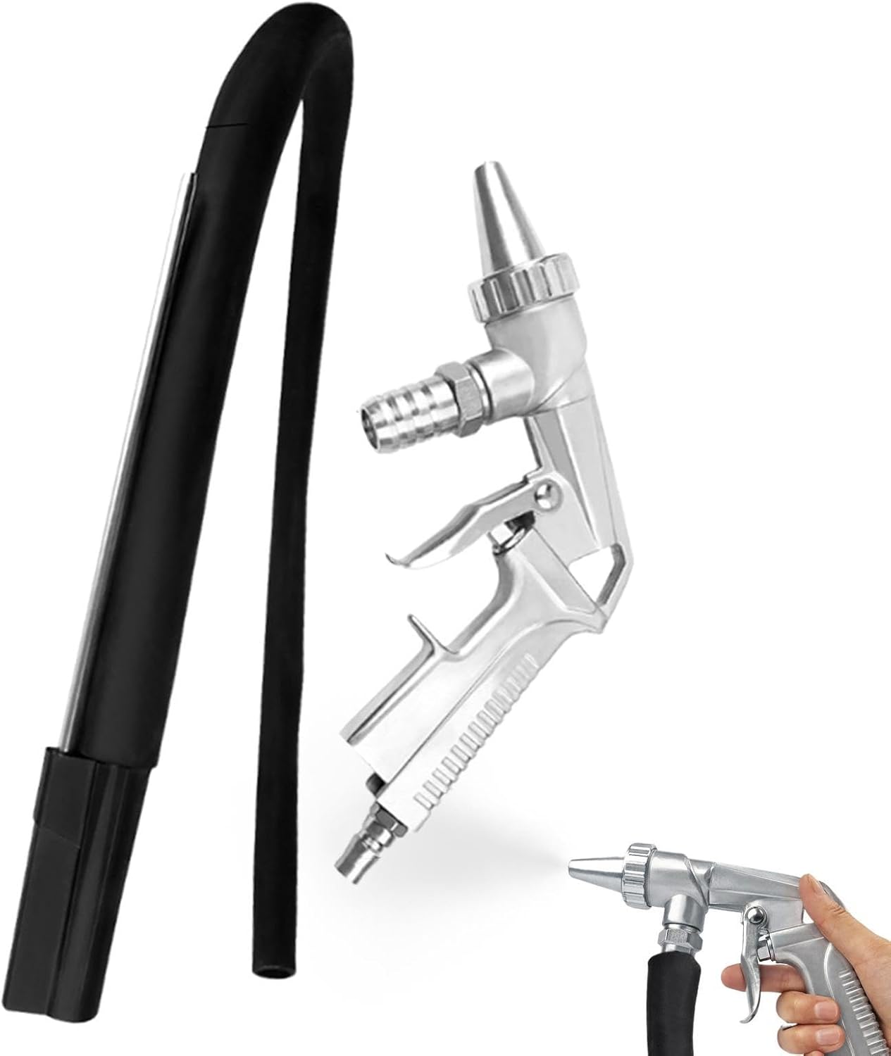 Sand Blasting Tool - High-Pressure Car Cleaning Accessories | High Pressure Abrasive Cleaner | for Paint Wood Stains Rust Removal