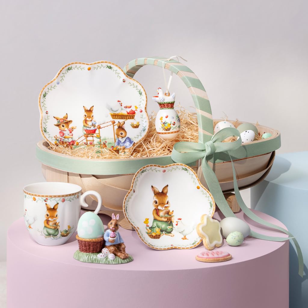 Villeroy & Boch – Annual Easter Edition talerz 2026 kolorowy, talerz wielkanocny z porcelany Premium z akcentami w złotym kol., dekoracja, limit. przedmiot kolekcj.