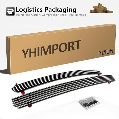 Miniatura 7 de Parrilla frontal cromada para Chevy Silverado 1999-2002 15002000-2006 Chevy Suburban Tahoe aluminio Billet rejilla pulido (2 piezas)