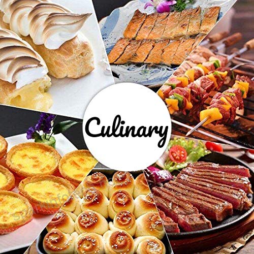 Blow Torch - Culinary - Stainless steal - Adjustable Kitchen Blow Torch Lighter with Safety Lock - Professional Chef Blow Flame - Butane Refillable - Creme Brûlée - BBQ - Chef's Craftsmanship