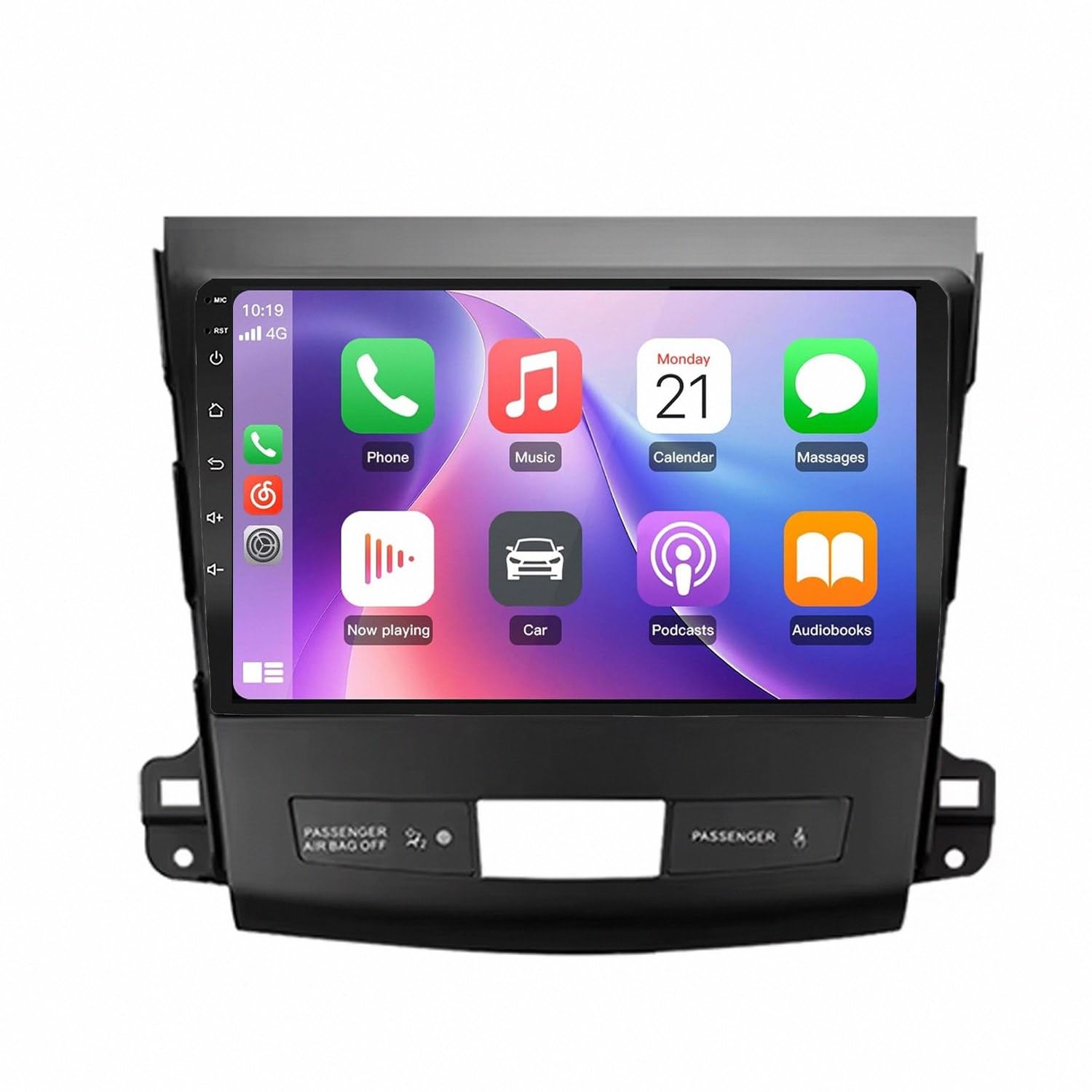 Autoradio 2 Din Bluetooth per Mitsubishi Outlander 2006-2012 Wireless Carplay Android Auto Stereo Auto Bluetooth Ips con Pantalla Táctil con Gps, 8 Nucleo 6G+128G