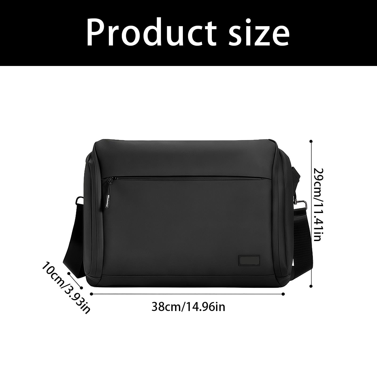 Borsa per computer portatile professionale per 14 POLLICI Lavoro di Affari Impermeabile Borsa Del Computer Della Spalla Della