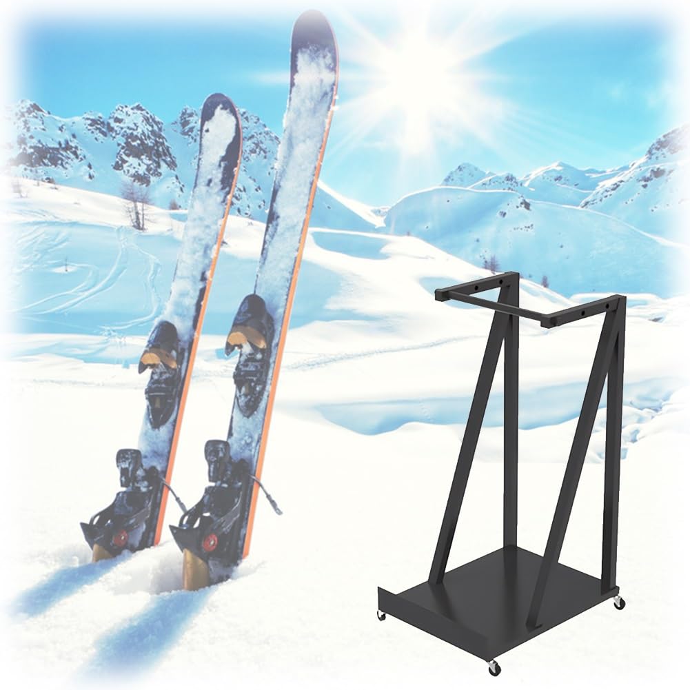 ERoomQ Skateboard Rack, Metal Skateboard Storage Rack, Scooter/Skateboards/Skis Skateboard Display Rack Stand, for Garage & Shop (Black a)