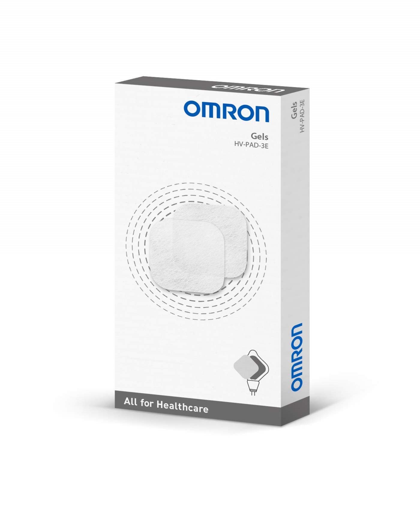 Omron Schmerztherapiegerät HeatTens - TENS mit beruhigender Wärme zur Linderung von Muskel- und Gelenkschmerzen + OMRON Gel-Pads für HeatTens Wärme und TENS
