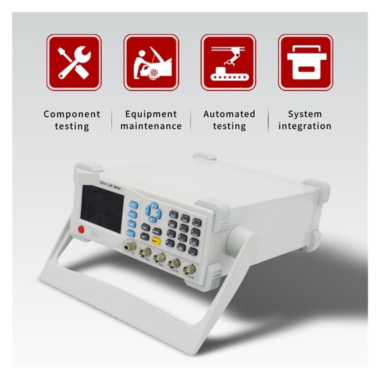 Compteur LCR, Instrument De Testeur Électronique Gamme Compteur LCR Numérique Bureau Pour Des Mesures Précises(ET4501)