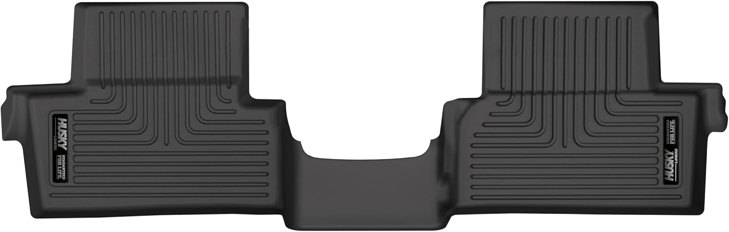 Husky Liners X-act Contour Floor Mats | Fits 2021-2024 Ford Bronco 2-Dr. | 2nd Row, 1-pc Black - 55961