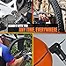 Bike Repair Kit with Pump - Bike Multitool - Tire Levers - Ball Needle - Frame Mount Mini Bike Pump Portable Presta & Schrader Compatible – Self Adhesive Patches – Bike Tire Repair Kit