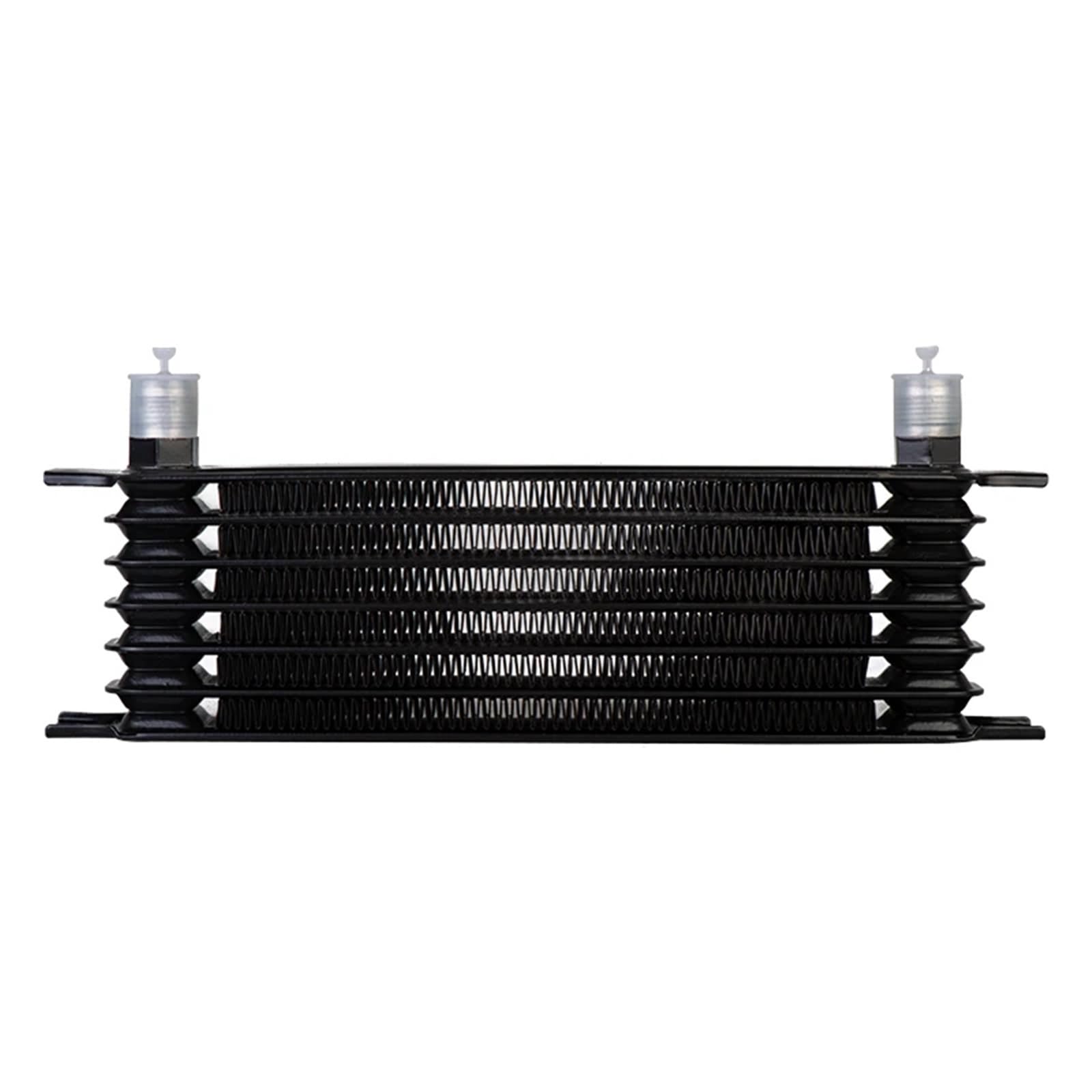 Chłodnica silnika UNIWERSALNA Aluminiowa CHŁODNICA OLEJU 7 RZĘDOWA ZESTAW CHŁODNICY OLEJU DO SILNIKA 10AN-10AN W SKRZYNI BIEGÓW Chłodnica Oleju(Black)