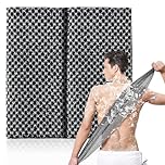 ANWEIXUE 2 Pcs Japanese Exfoliating Shower Towel - Antibacterial Treated Fabric,Multi - use for Scrubbing,Lathering and Dead Skin Removal,Suitable for Adults' Daily Use