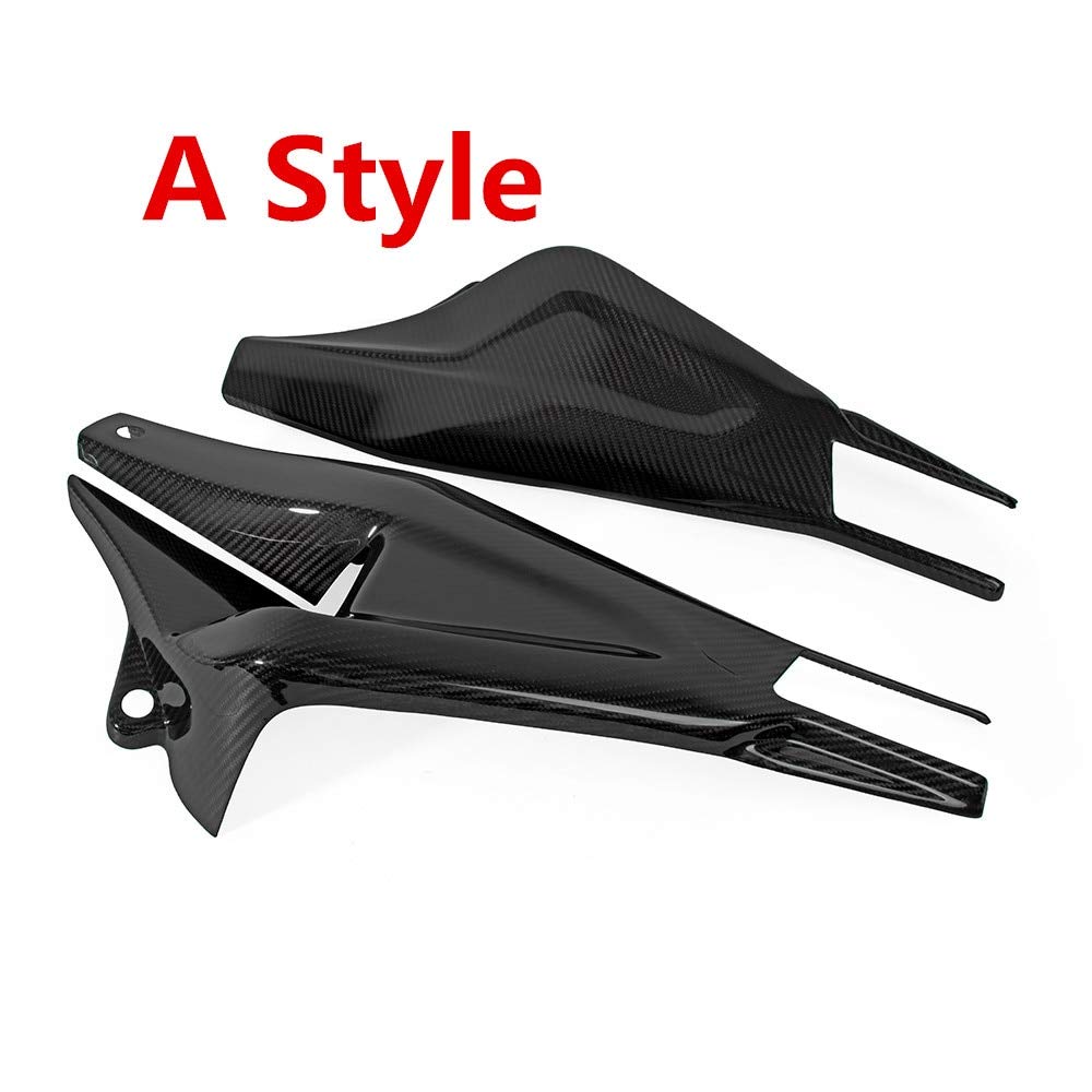 Felicey Perfectly applicable Real Carbon Fiber Motorcycle Swingarm Cover Swing Arm Protector Twill Weave Gloss For B.M.W S1000RR S 1000RR S 1000 RR 2019 2020+ Stylish Design (Color : A)