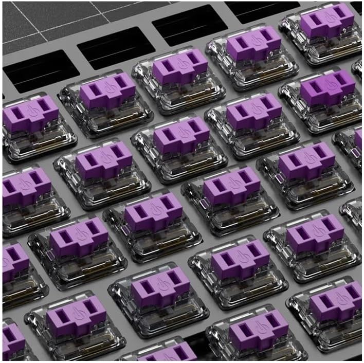 Low Profile Switch Chocolate Keyboard Switch RGB SMD Mechanical Keyboard Linear Hand Feeling 25g Purpz Switch(70PCS)