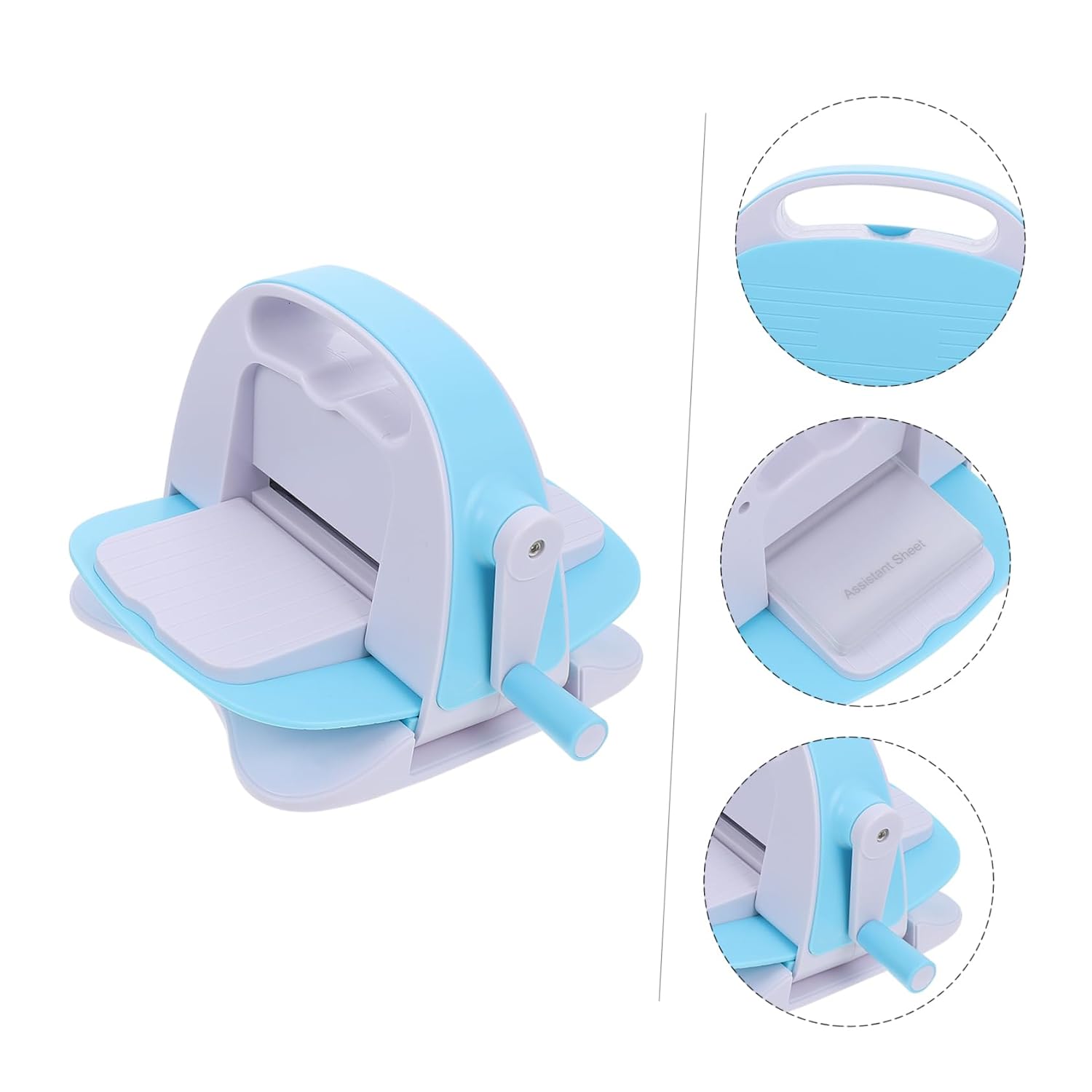 NUOBESTY 1set Manual Die Cutting and Embossing Machine for Crafts Compact and Portable Design for Scrapbooking Card Making and Art Projects