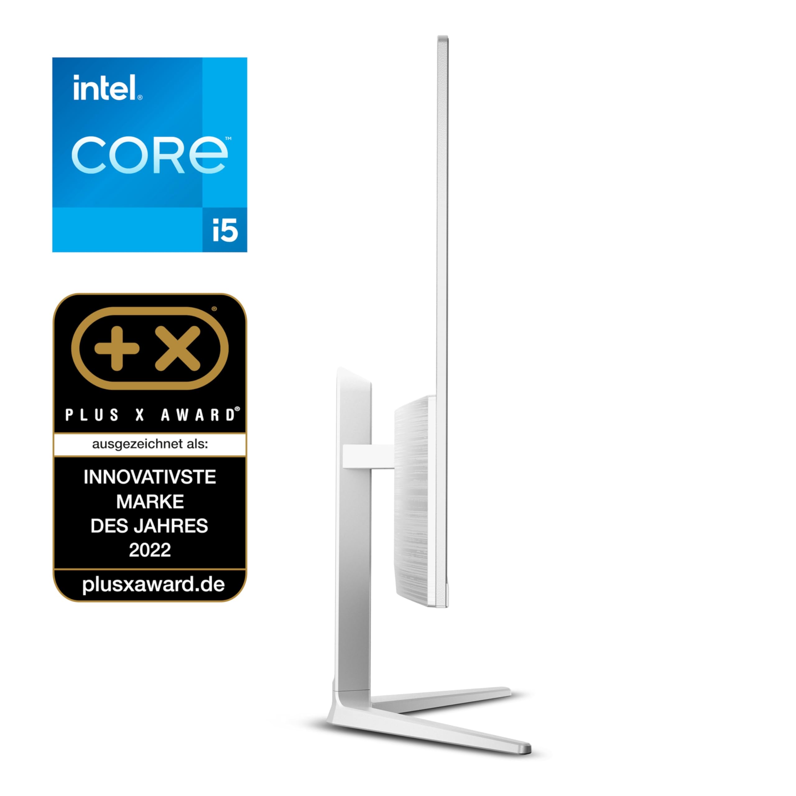 MEDION E27419 68,6 cm (27 Zoll) Full HD All in One Desktop PC (Intel Core i5-13420H, 16GB DDR4 RAM, 512 PCIe SSD, WLAN, HDMI in, Win 11 Home)