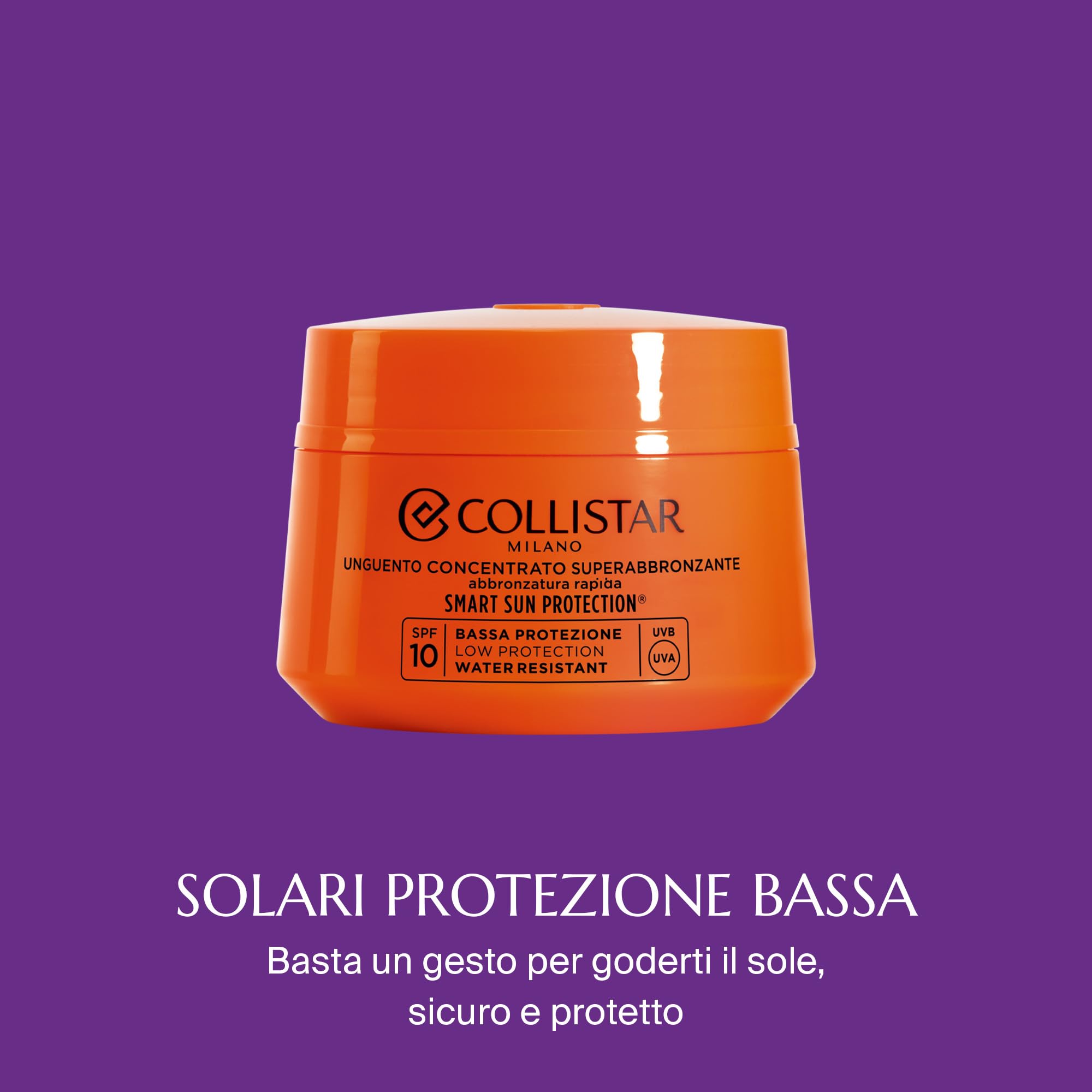Collistar Unguento Concentrato Superabbronzante SPF 10, per un'Abbronzatura Estremamente Rapida e Intensa, Water Resistant, 150ml