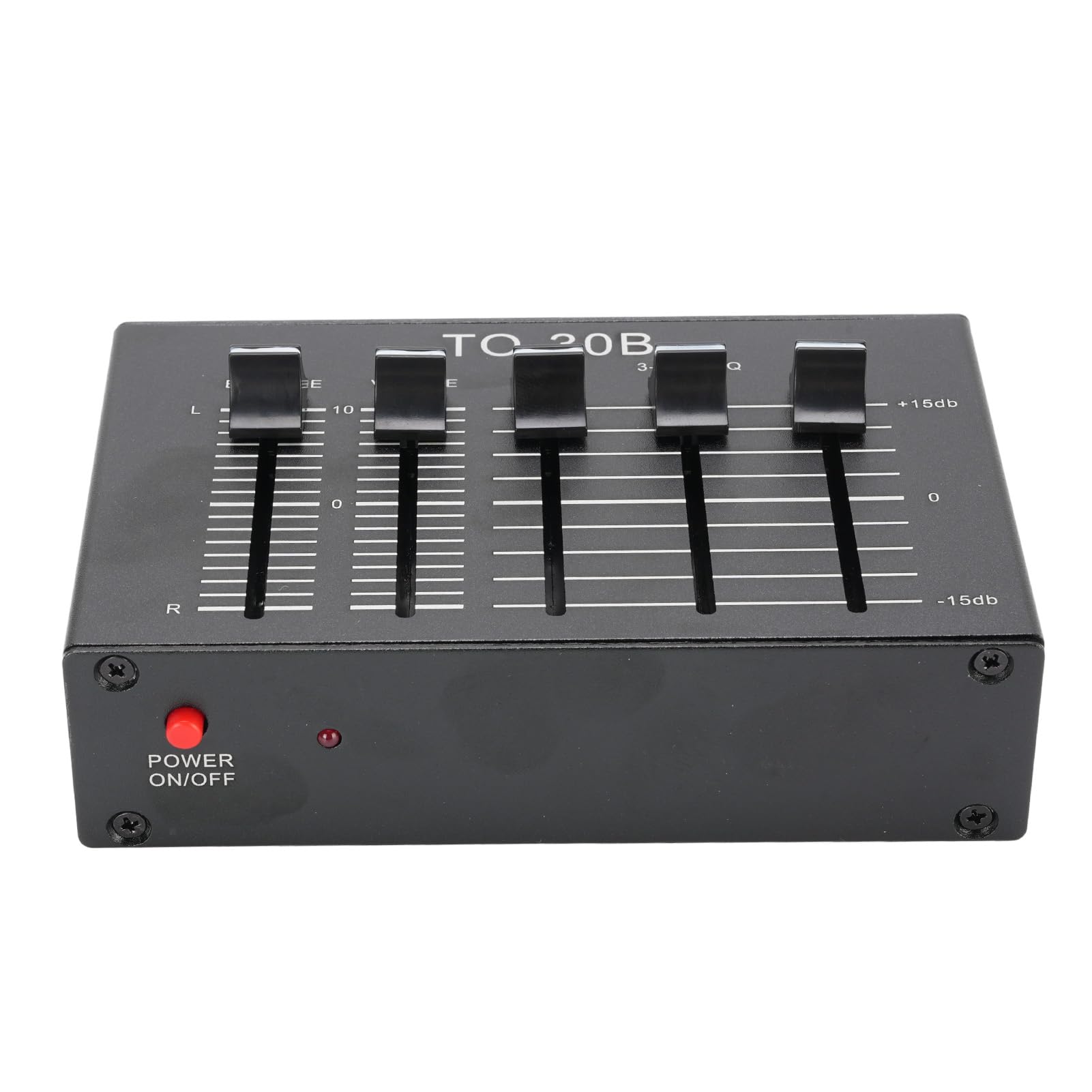 Pyhodi Phono Preamplifier Preamp, Eq 3 Band Equalizer con Controllo del Volume del Bilanciamento del Canale Sinistro per il Controllo del Giradischi Stereo