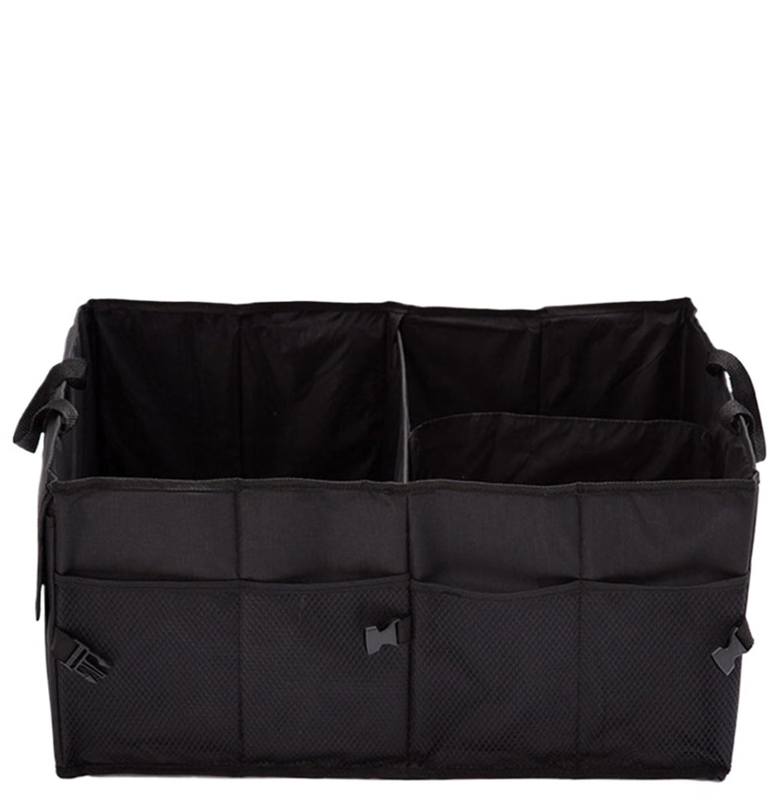 Organizador de Maletero de Coche, Compartimento de Almacenamiento Plegable, portátil, Caja de Carga para SUV, automóvil, camión, Fondo Antideslizante e Impermeable (Color: negro-01)