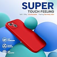 Vista 191 de Miracase Funda diseñada para iPhone 13 Pro Max con protector de pantalla, [forro de microfibra suave antiarañazos], funda protectora de silicona