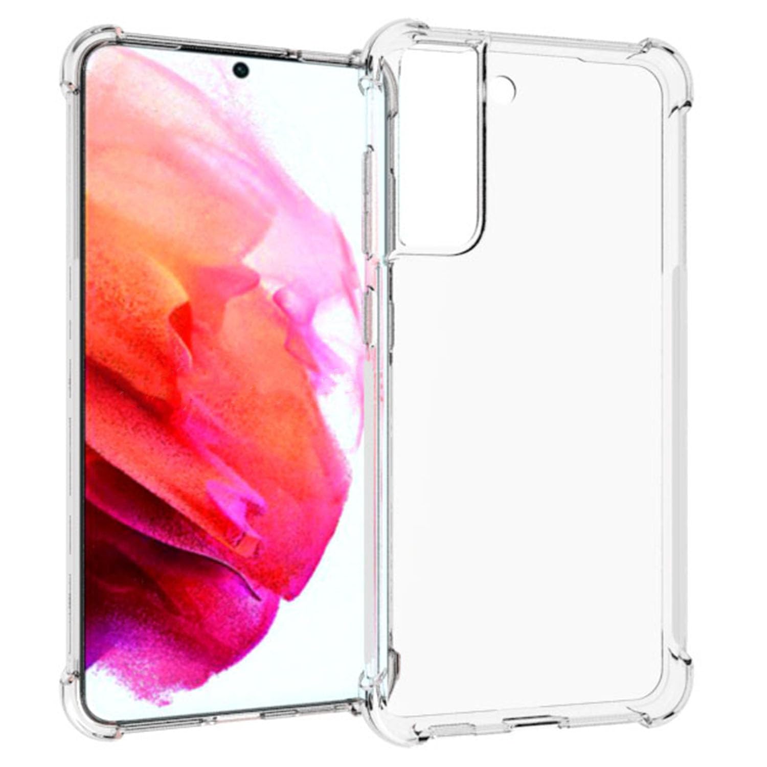 imoshion Hülle Galaxy S21 FE – Transparente Silikon-Backcover mit Shockproof-Schutz