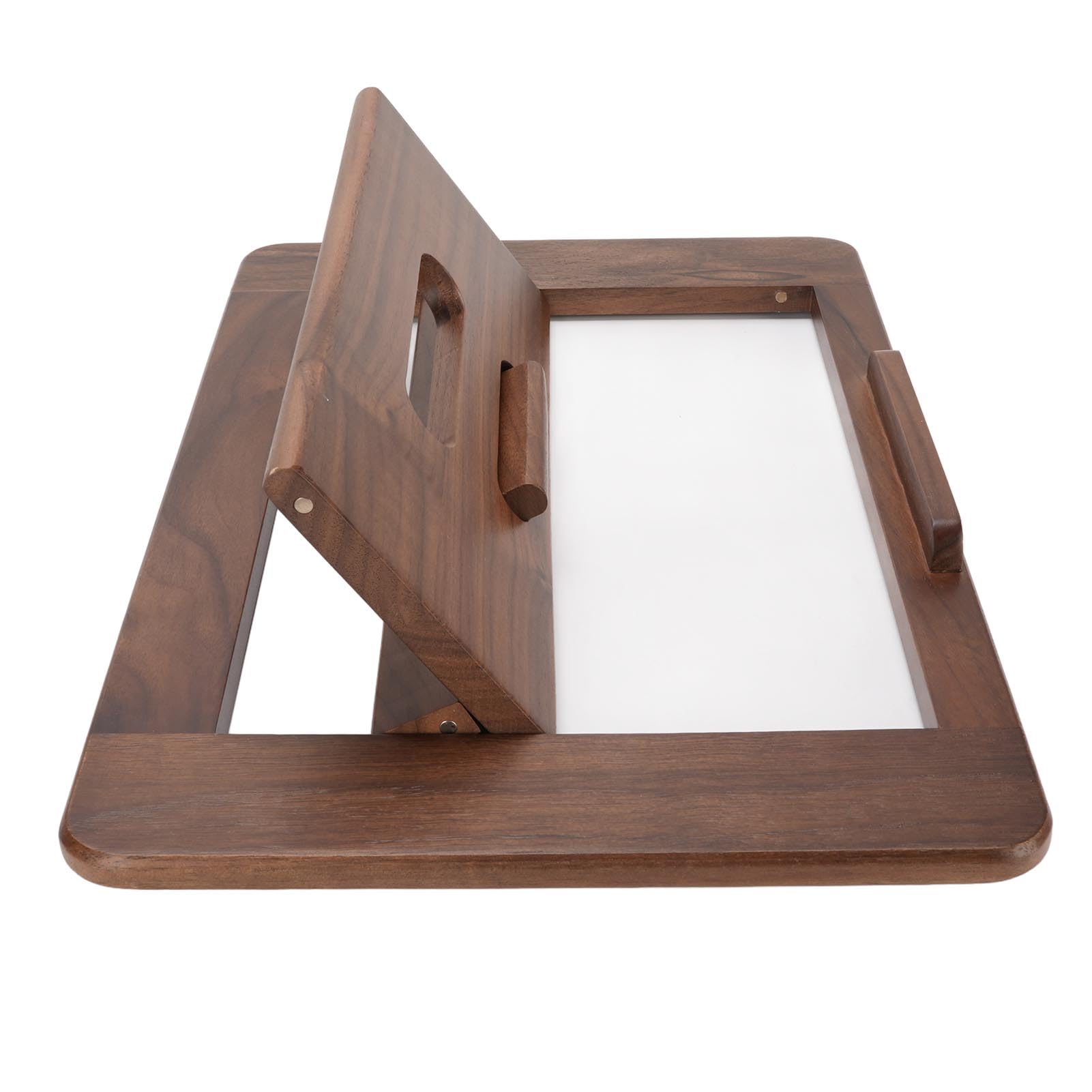 Supporto per Tablet in Legno di Noce, Supporto Pieghevole Regolabile Multi-angolo per Tablet Pro Air Mini 6-13 Pollici, con Design Rinforzato per Ufficio, Cucina, Camera da