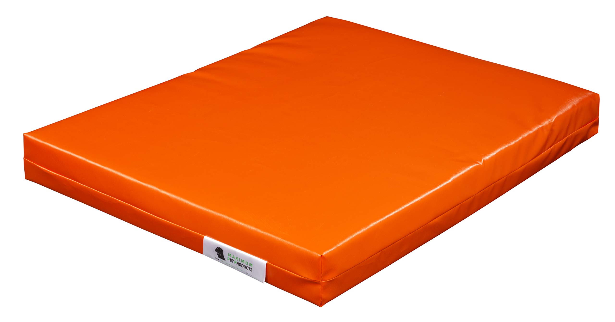 Maximum Pet Products Tough chew waterproof dog bed (X Large, Orange) 120cm x 100cm x 10cm โ image 1