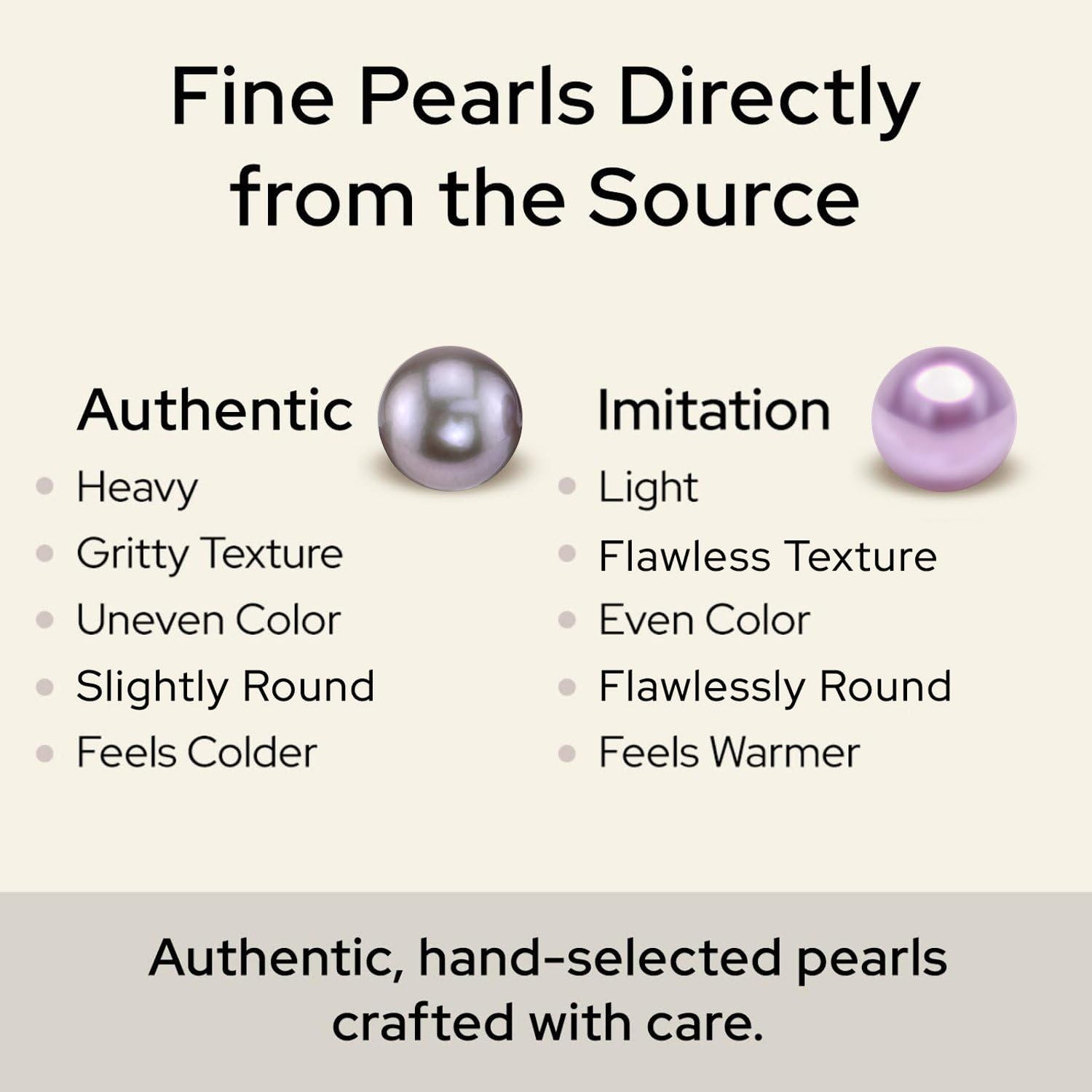 THE PEARL SOURCE Freshwater Real Pearl Stud Earrings for Women - 14K Gold Hypoallergenic with Genuine Cultured Pearls